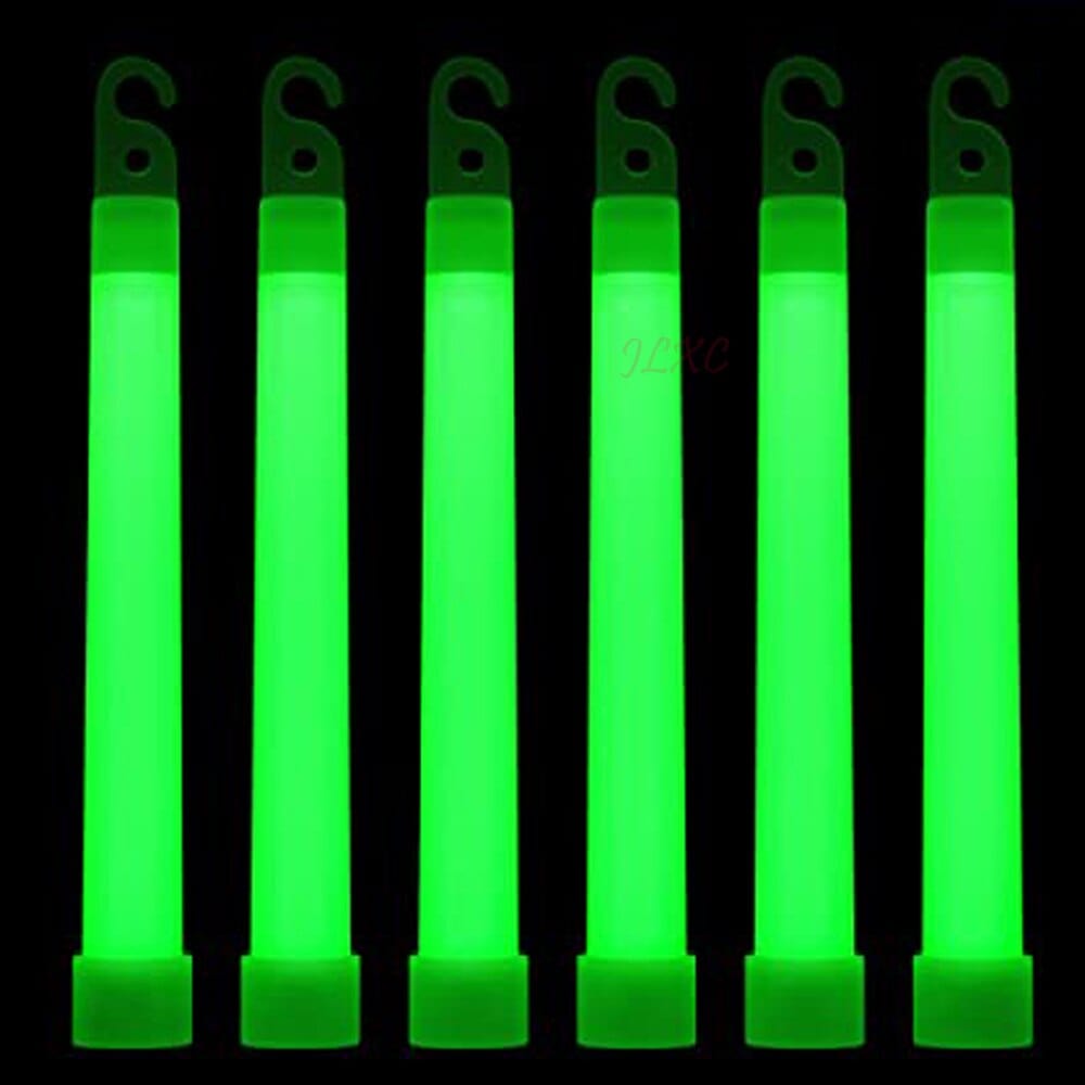 10 Bâtons Fluorescents de Survie